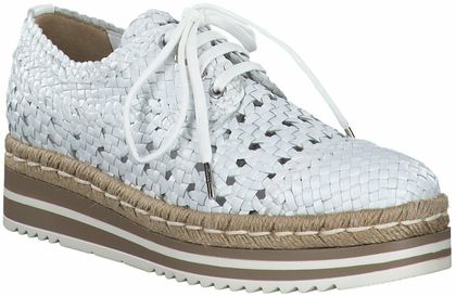 Phillip Hardy Damen-Schnürschuhe aus Leder 101700858067 (Weiß)