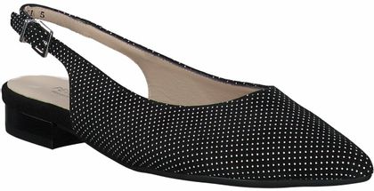 Peter Kaiser Damen-Slingpumps aus Leder 130002843155 (Schwarz)