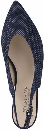 Peter Kaiser Damen-Slingpumps aus Leder 130102843143 (Dunkelblau)