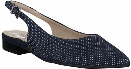 Peter Kaiser Damen-Slingpumps aus Leder 130102843143 (Dunkelblau)