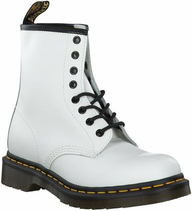 Dr. Martens Damen-Schnürboots aus Leder 102701830434 (Weiß)