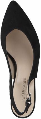 Peter Kaiser Damen-Slingpumps aus Leder 131002843167 (Schwarz)