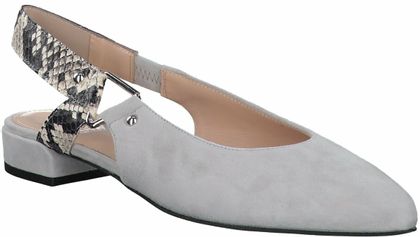 Maripé Damen-Slingpumps aus Leder 130302818306 (Grau)