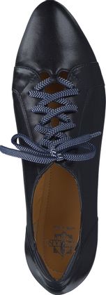 Trumans Damen-Schnürschuhe aus Leder 113101875429 (Dunkelblau)