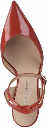 Phillip Hardy Damen-Slingpumps aus Leder 132393877761 (Rot)