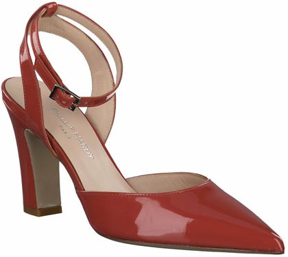 Phillip Hardy Damen-Slingpumps aus Leder 132393877761 (Rot)