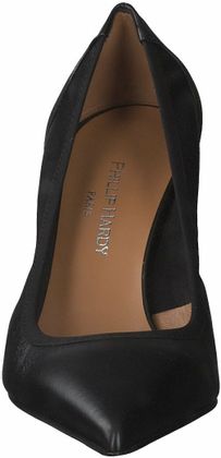 Phillip Hardy Damen-Pumps aus Leder 122001877669 (Schwarz)