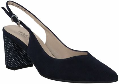 Peter Kaiser Damen-Slingpumps aus Leder 131102843131 (Dunkelblau)