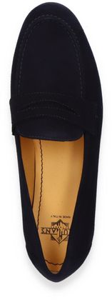 Trumans Damen-Slipper aus Leder 110102875594 (Dunkelblau)