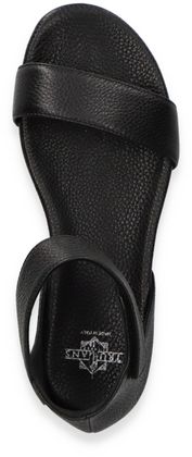 Trumans Damen-Sandalen aus Leder 184001875488 (Schwarz)