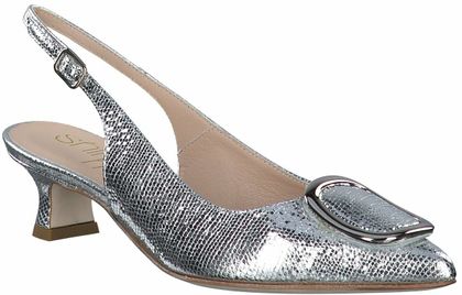 Shirley Mae Damen-Slingpumps aus Leder 130911858166 (Silber)