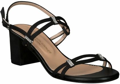 Konstantin Starke Damen-Sandalen aus Leder 184007857956 (Schwarz)