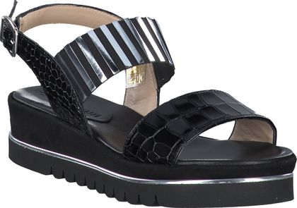 Konstantin Starke Damen-Sandalen aus Leder 187005875156 (Schwarz)