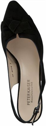 Peter Kaiser Damen-Slingpumps aus Leder 130002843099 (Schwarz)