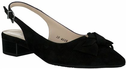 Peter Kaiser Damen-Slingpumps aus Leder 130002843099 (Schwarz)