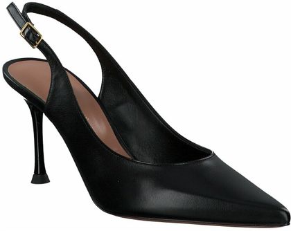 Phillip Hardy Damen-Slingpumps aus Leder 132001877189 (Schwarz)