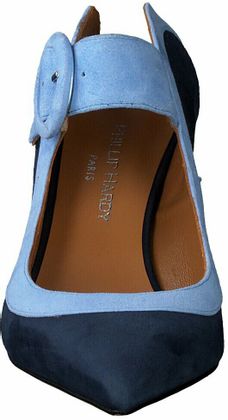 Phillip Hardy Leder-Slingpumps für Damen 181102877300 (Blau)
