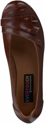 Everybody Damen-Pumps aus Leder 120221876136 (Braun)