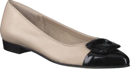 Konstantin Starke Damen-Ballerinas aus Leder 103381875041 (Beige)