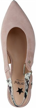 Maripé Damen-Slingpumps aus Leder 130592818276 (Rosa)