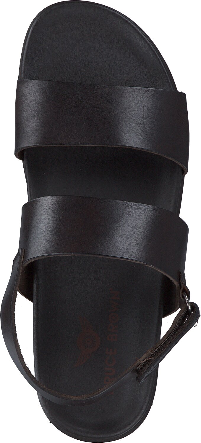 Bruce Brown Herren-Sandalen aus Leder 283221857294 (Dunkelbraun 