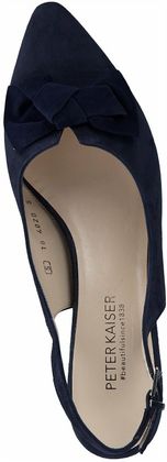 Peter Kaiser Damen-Slingpumps aus Leder 130102843088 (Dunkelblau)