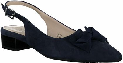 Peter Kaiser Damen-Slingpumps aus Leder 130102843088 (Dunkelblau)
