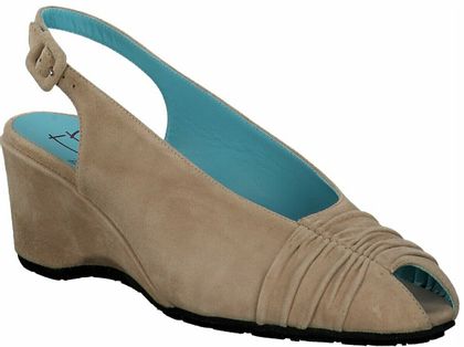 Thierry Rabotin Damen-Sandalen aus Leder 187302876884 (Beige)