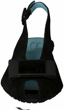 Thierry Rabotin Damen-Sandalen aus Leder 140002465322 (Schwarz)