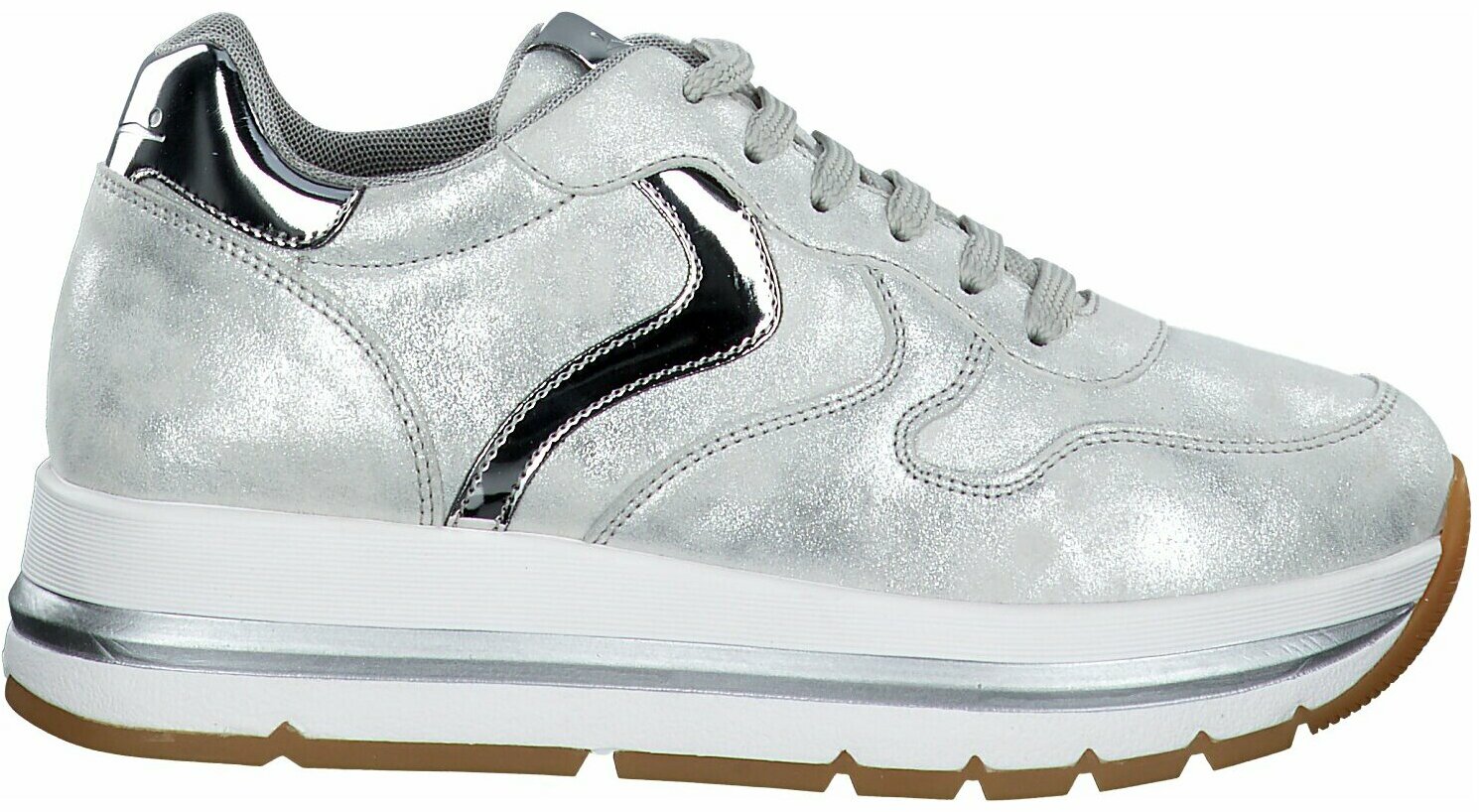 Plateau hotsell sneaker silber