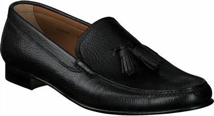 Gravati Herren-Slipper aus Leder 221001913303 (Schwarz)