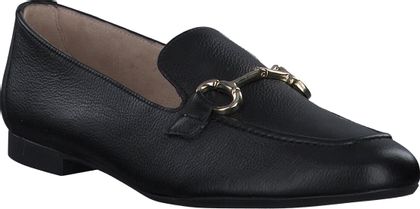Paul Green Damen-Slipper aus Leder 110001878200 (Schwarz)