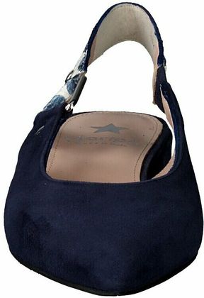 Maripé Damen-Slingpumps aus Leder 130182818318 (Blau)