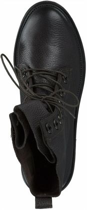 Paul Barritt Damen-Schnürboots aus Leder 102201877955 (Dunkelbraun)