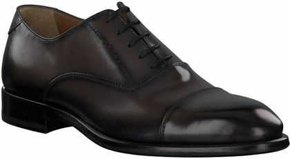 Bruno Magli Herren-Schnürschuhe aus Leder 232401824896 (Grau)