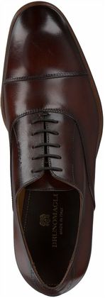 Bruno Magli Herren-Schnürschuhe aus Leder 232201824100 (Dunkelbraun)