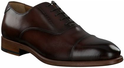 Bruno Magli Herren-Schnürschuhe aus Leder 232201824100 (Dunkelbraun)