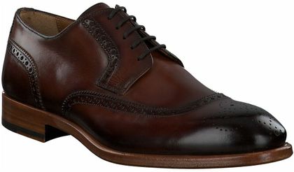 Bruno Magli Herren-Schnürschuhe aus Leder 233201824793 (Dunkelbraun)