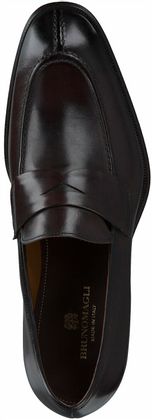 Bruno Magli Herren-Slipper aus Leder 221201824215 (Dunkelbraun)