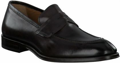 Bruno Magli Herren-Slipper aus Leder 221201824215 (Dunkelbraun)