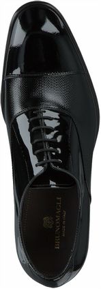 Bruno Magli Herren-Schnürschuhe aus Leder 232003824112 (Schwarz)