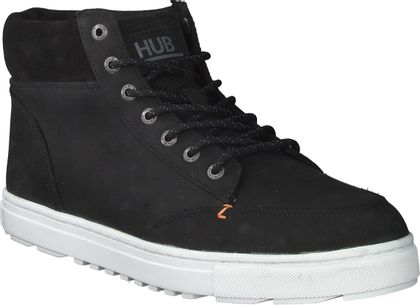 HUB Herren-Schnürboots 212001858730 (Schwarz)