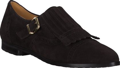 Trumans Damen-Slipper aus Leder 110202824707 (Dunkelbraun)