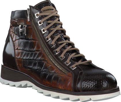 Harris Herren-Schnürboots aus Leder 212205915622 (Dunkelbraun)