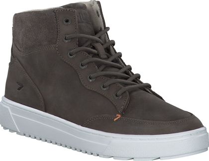 MOMA Herren-Schnürboots aus Leder 212401914999 (Dunkelgrau) online 
