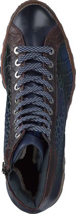 Phillip Hardy Herren-Schnürboots aus Leder 291105914344 (Blau)