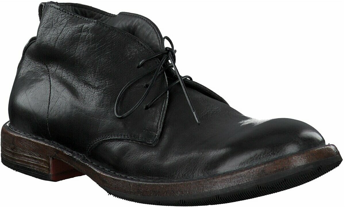 MOMA Herren-Schnürboots aus Leder 212401914999 (Dunkelgrau) online 