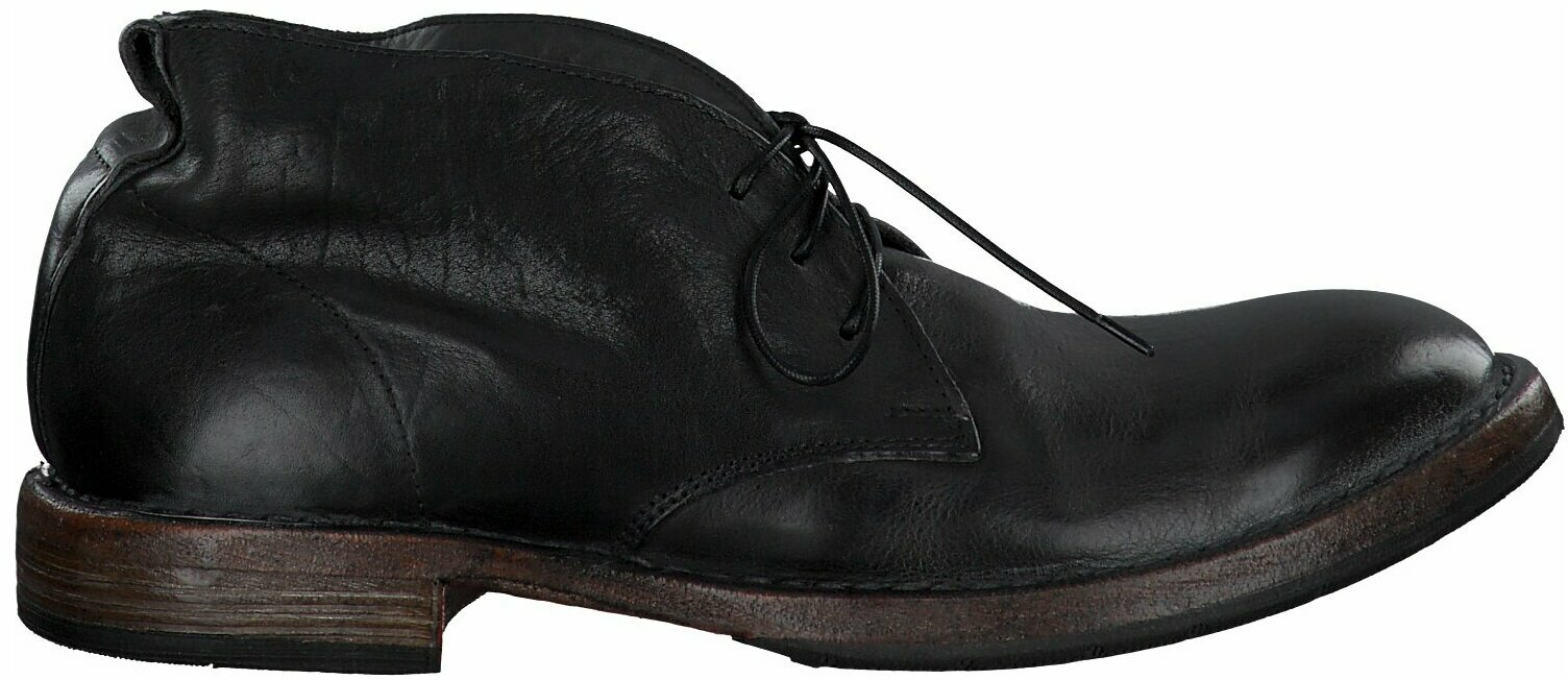 MOMA Herren-Schnürboots aus Leder 212401914999 (Dunkelgrau) online 
