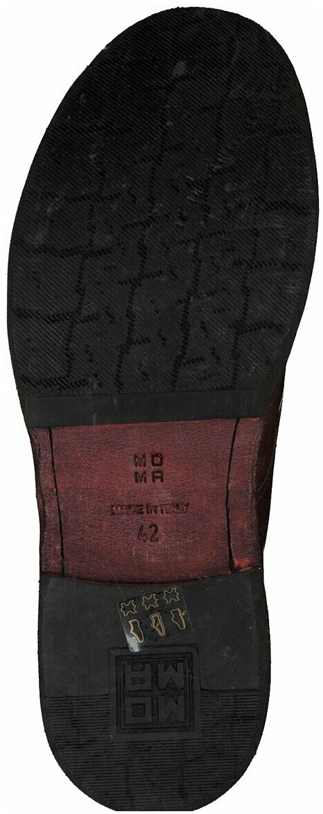 MOMA Herren-Schnürboots aus Leder 212201915002 (Dunkelbraun 