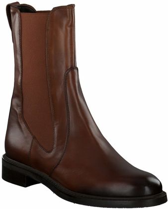 Pertini Chelsea Boots für Damen aus Leder 105221903450 (Braun)